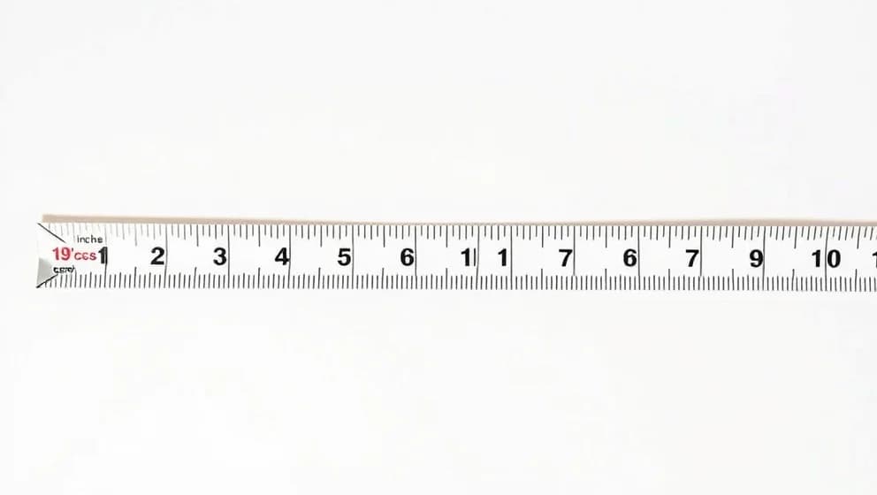 Hur många centimeter är 19 tum