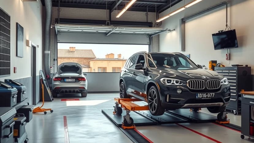 Linn och Elias Bilfirma AB på vägen